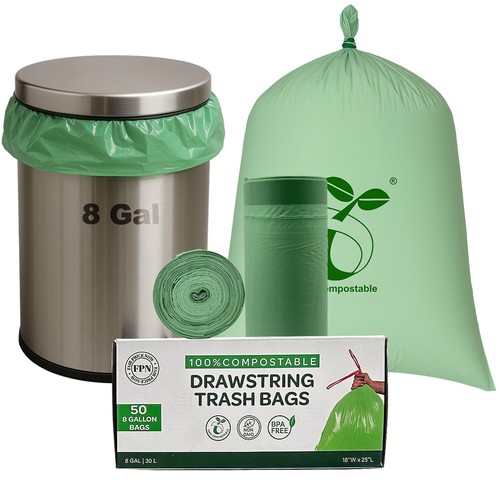 Trash bags 100 compostable - 100%,